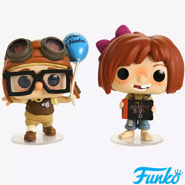 Funko POP Disney Pixar Up Young Carl and Ellie Exclusive Figure 2 Pack